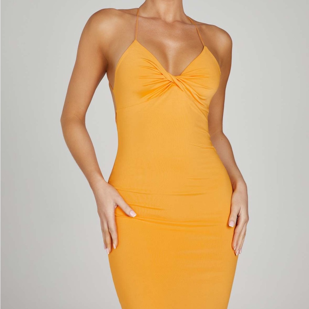 Meshki SINEAD Twist Maxi Dress - Orange